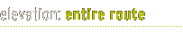elevation: entire route