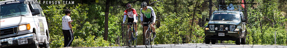 Race Across America (RAAM) 2008 4 Person Team